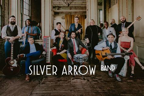 Silver arrow band - The band was able to learn our first dance song which made the day feel so personal. To end the reception, the band had every single guest link arms to sing to "Lean on Me", which will forever be a cherished moment to us. Silver Arrow Band set an incredible vibe for our wedding and made it a perfectly memorable day! Carly, Wedding Wire, June 2019 